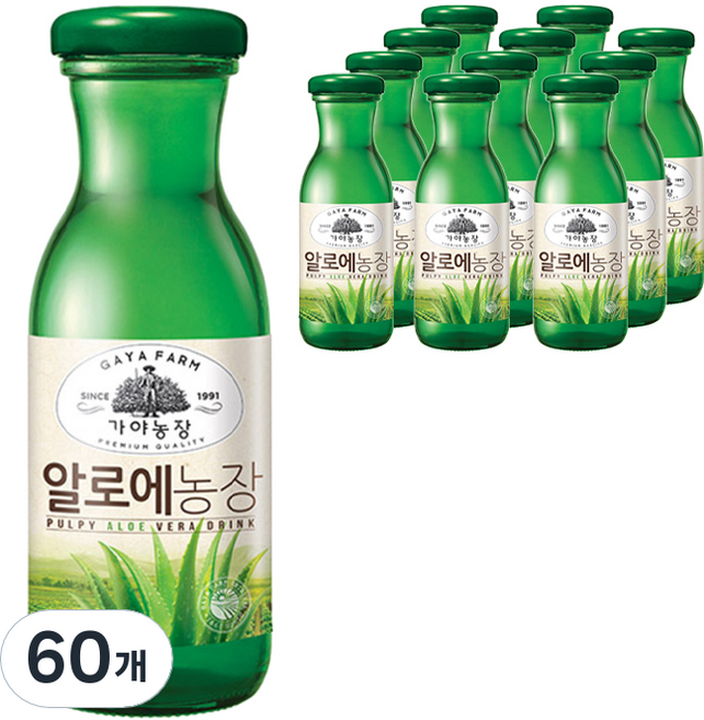 가야농장 알로에농장, 180ml, 60개