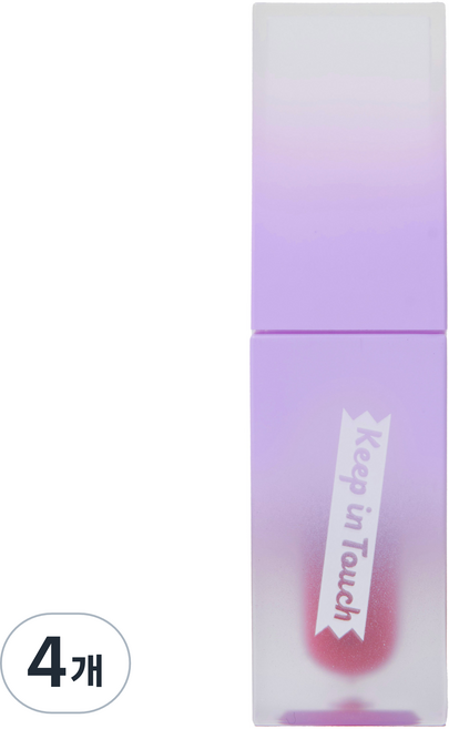 [비건뷰티] 키핀터치 워터 핏 매트 틴트, 05 달링, 4g, 4개