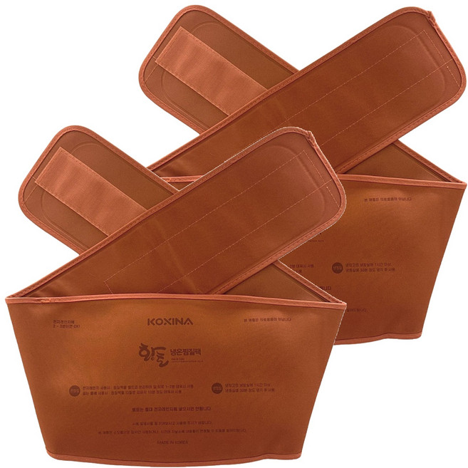 코시나 황토 냉 온 면 찜질팩 허리용, 2개