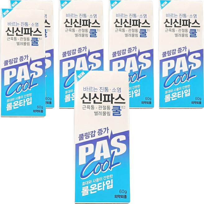 신신파스 쿨 연고 롤온타입, 1개입, 6개