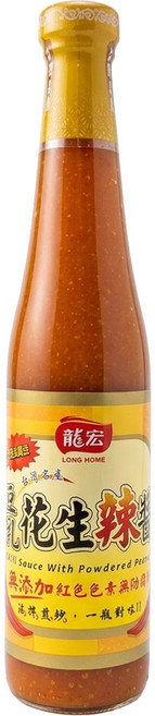 龍宏 豆乳花生辣醬, 410ml, 1瓶