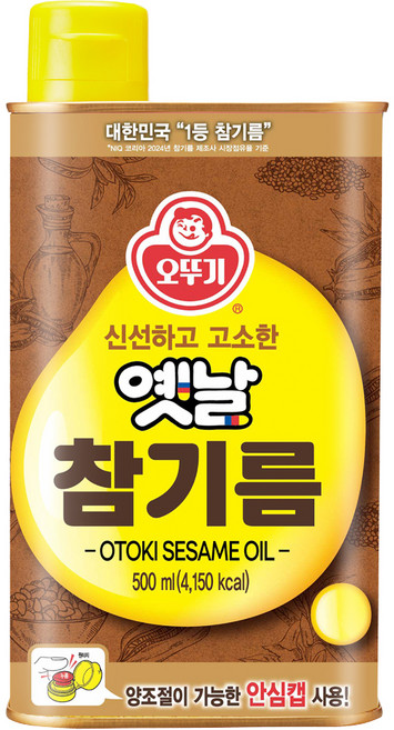 오뚜기옛날 참기름, 500ml, 1개