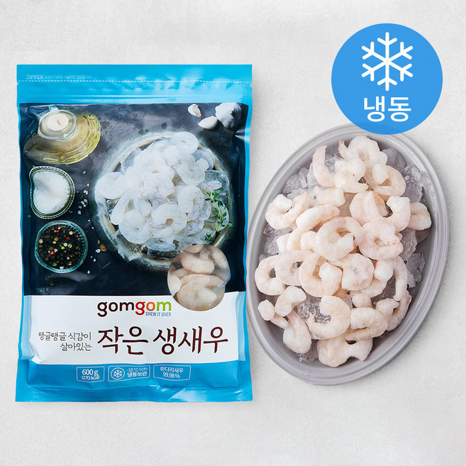 곰곰 작은 생새우(냉동), 600g(94~120미), 1개