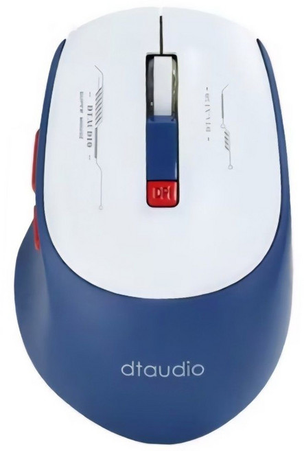 DTAudio 無線滑鼠 低噪 DPI切換, DTA-X150, 藍色