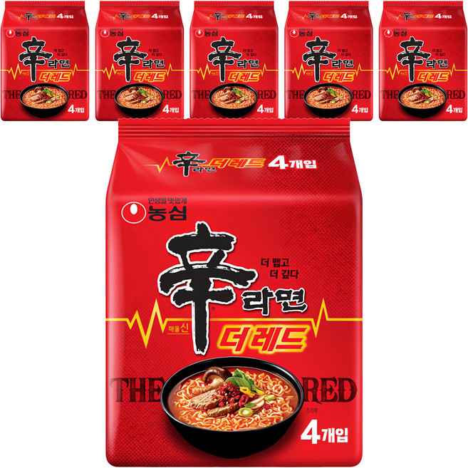 신라면 더 레드 125g, 24개