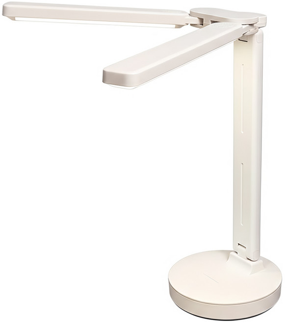 雙頭LED檯燈 4000mAh V字燈 立燈 21-010-40, 白色