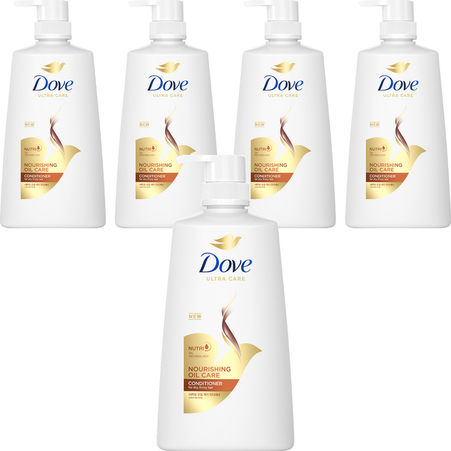 도브 너리싱 오일 케어 컨디셔너, 5개, 660ml