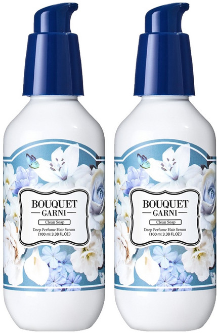 부케가르니 딥퍼퓸 헤어세럼 클린솝, 100ml, 2개