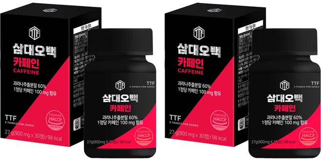 NUTRICOMEON 瓜拉那咖啡因錠, 2個, 30顆
