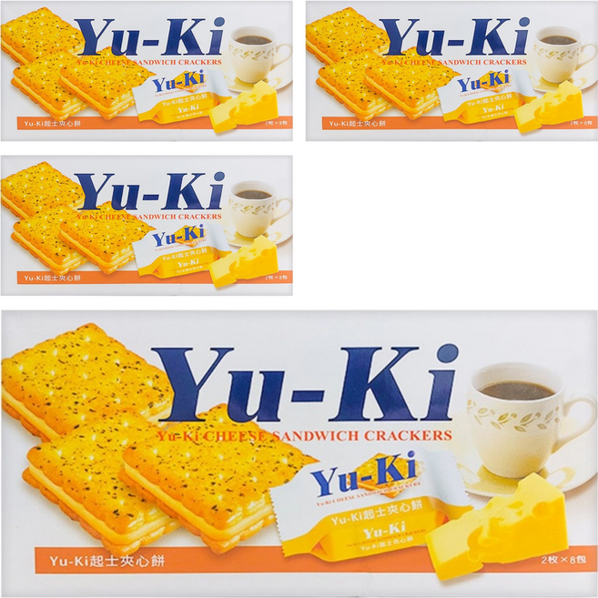 Yu-Ki 起士夾心餅 8入, 150g, 4盒