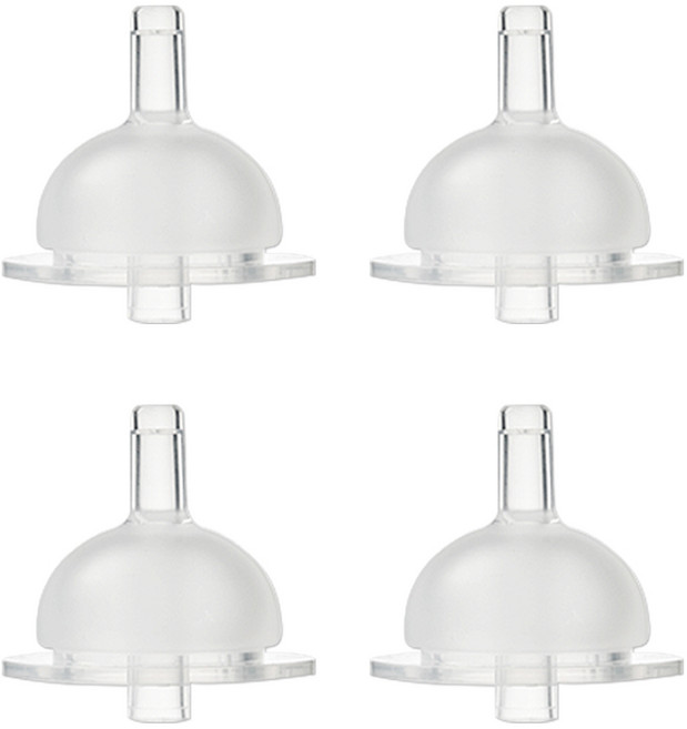 하이비 더블하트 그로미미 유피스 호환 1단계 교체용 빨대꼭지 투명 2p, 2개