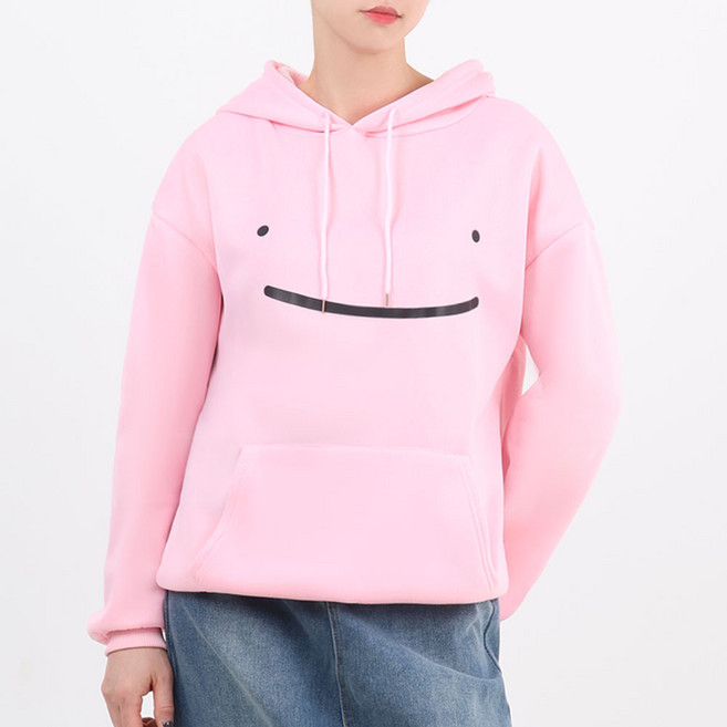 엘쏘 남녀공용 스마일 긴팔 맨투맨 후드 티셔츠