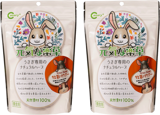 Canary 上山採藥輔助食品 牧草粉, 2個, 100g