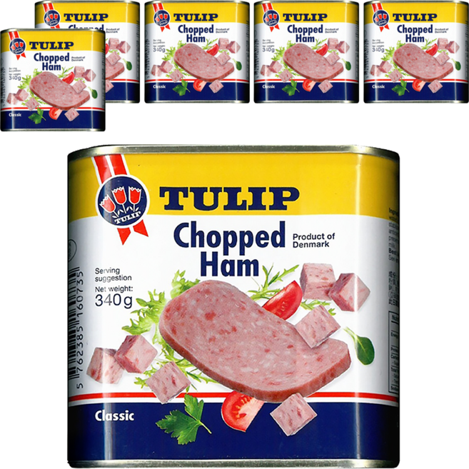 TULIP 火腿餐肉, 340g, 6罐