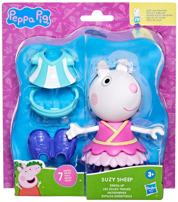 Peppa Pig 粉紅豬小妹 遊戲組, 小羊蘇西扮裝 藍色 + 粉色, 1組