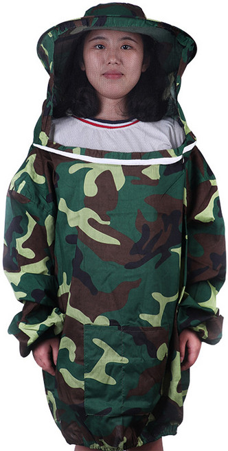 미화부장 양봉 벌초 보호복 상의, 02 밀리터리 그린, 1개