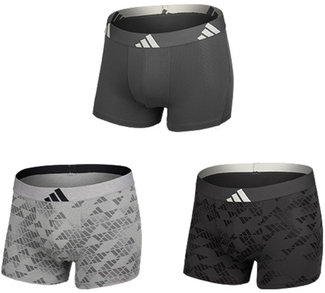 아디다스 남성용 아이코닉 올메쉬 로고 드로즈 3종 세트