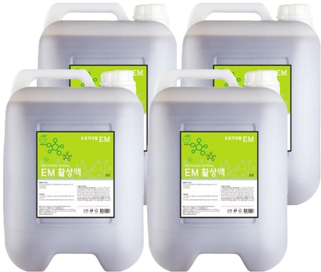 에버미라클 EM활성액, 20L, 4개