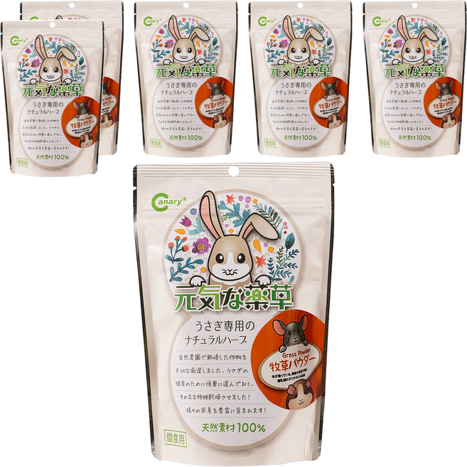 Canary 上山採藥輔助食品 牧草粉, 6個, 100g