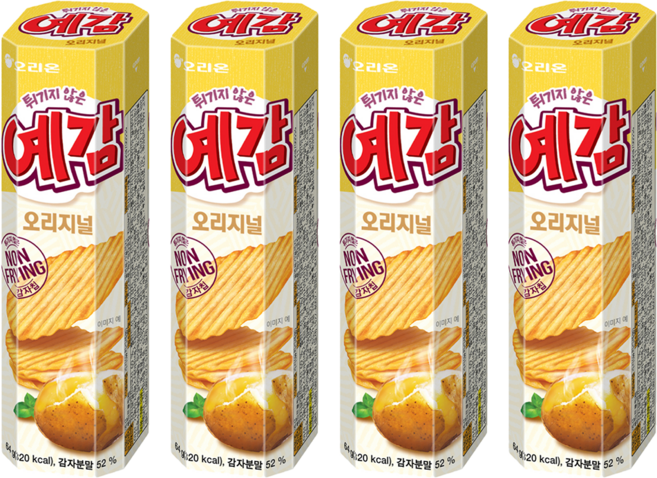 ORION 好麗友 預感香烤洋芋片 原味, 64g, 4盒