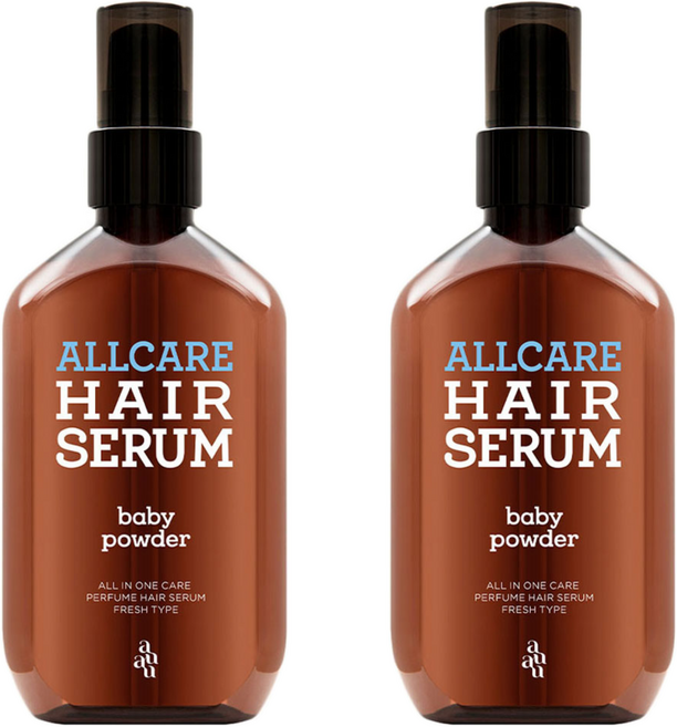 아유아유 올케어 헤어세럼 베이비파우더향, 100ml, 2개