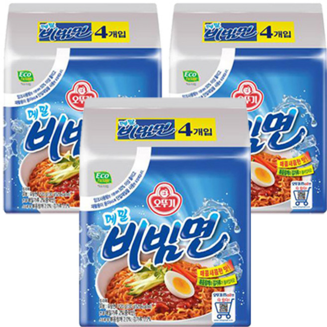 오뚜기 메밀 비빔면 130g, 12개
