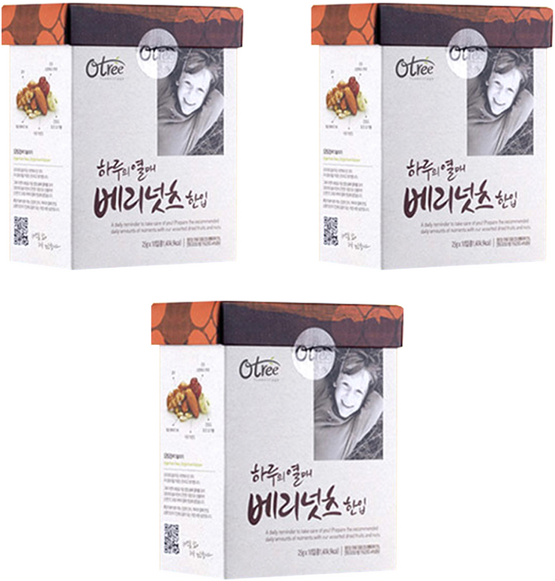 오트리 하루의열매 베리넛츠 한입, 250g, 3개
