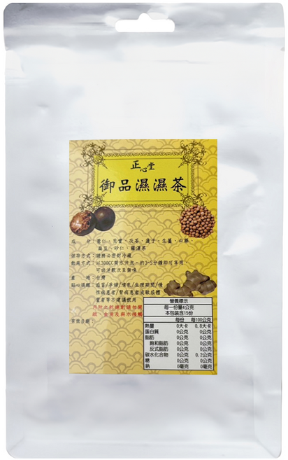 正心堂花茶行 御品 濕濕茶茶包, 4g, 15包, 1袋