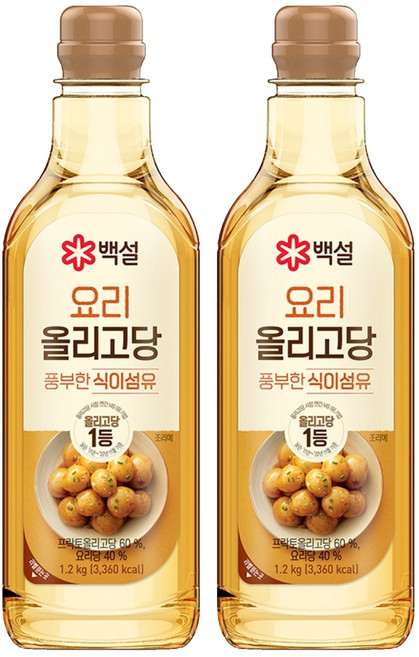 백설 요리올리고당, 1.2kg, 2개