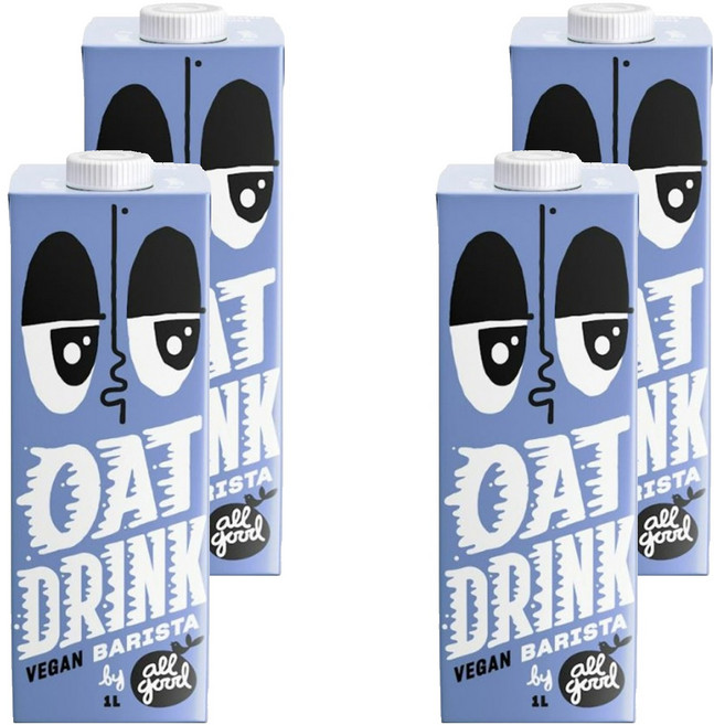 allgood 오트 드링크 바리스타, 1L, 4개