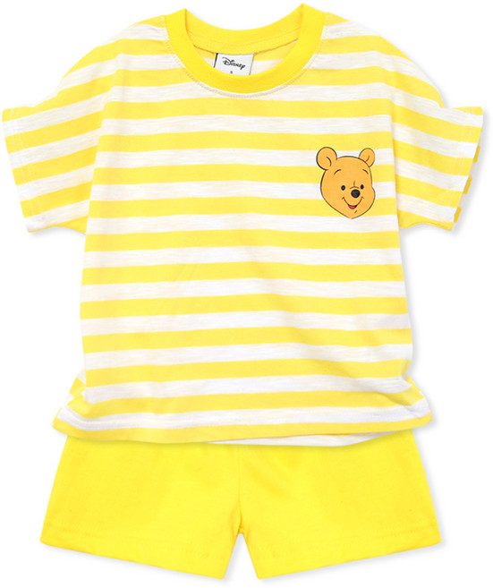 리틀래빗 아동용 D.마린푸우 반팔 상하의 세트