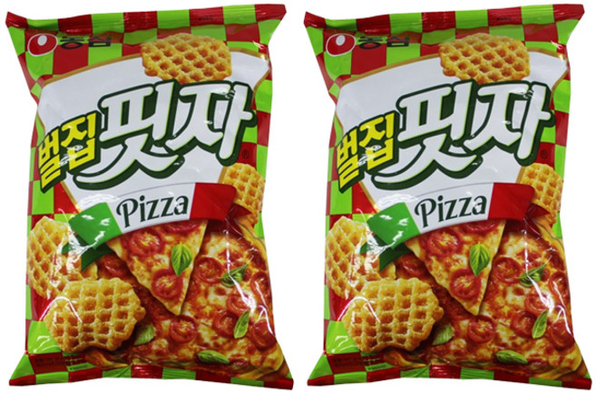 벌집핏자 스낵, 90g, 2개