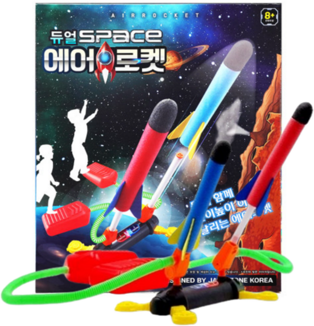재미존 듀얼 배틀 에어로켓 완구, 랜덤 발송, 1개