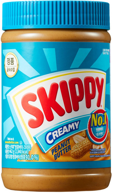 스키피 땅콩버터 크리미, 462g, 1개