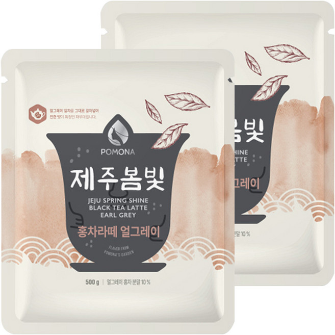 POMONA 伯爵紅茶拿鐵沖泡粉, 500g, 1包, 2包