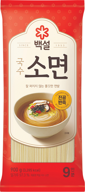 백설 소면, 900g, 1개