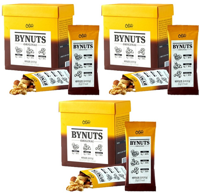 오트리 바이넛츠 오리지널, 200g, 3개