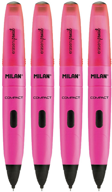 MILAN COMPACT 繽紛果凍自動鉛筆 側壓式 蜜桃紅, 0.9mm, 4支