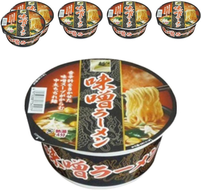 멘노스나오시 미소 컵라멘 83g, 6개