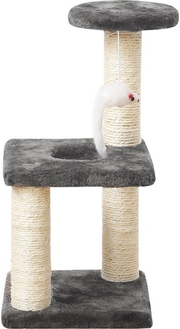 三層貓跳台, 1個, 灰色