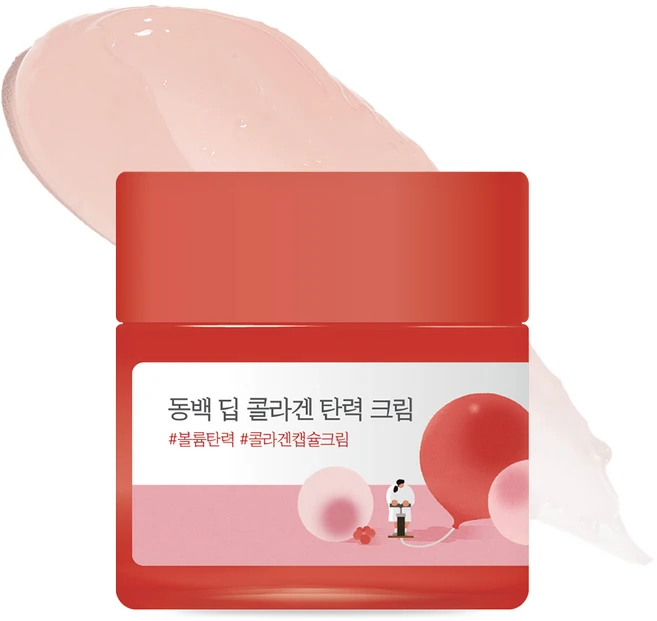 라운드랩 동백 딥 콜라겐 탄력 크림, 50ml, 1개 - 쿠팡
