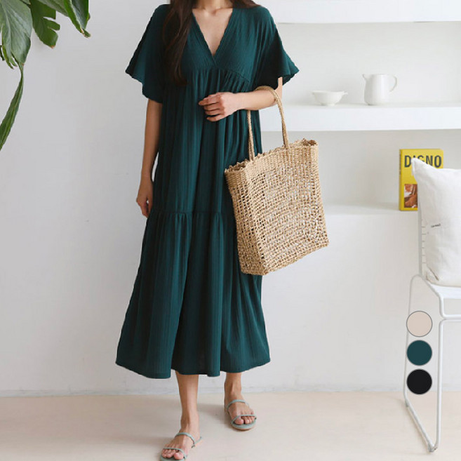 팡팡샵 여성용 임부용 R치즈캉캉 오버핏 원피스