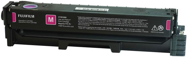 FUJIFILM 富士 原廠原裝紅色標準容量碳粉 適用 AC2410 APC2410 APP C2410SD AP C2410SD 1.5K, 紅色, 1個