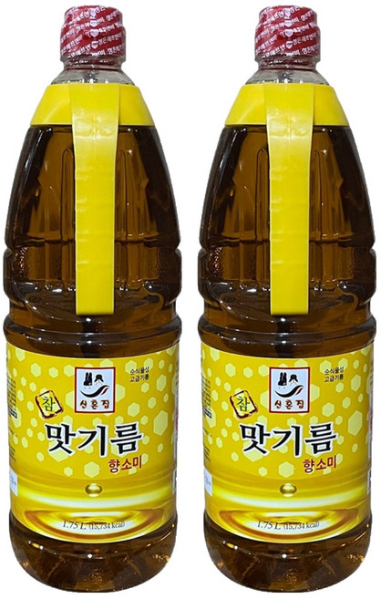청은 참 맛기름 향소미, 1.75L, 2개