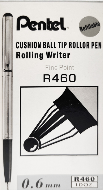 Pentel 飛龍文具 鋼珠筆, 黑色, 12支