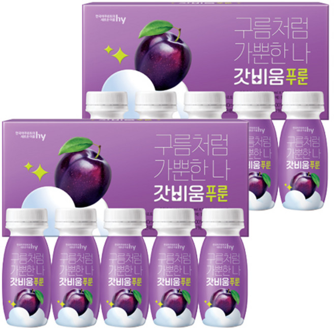 GOD BIUM 黑棗益生菌飲, 100ml, 10個
