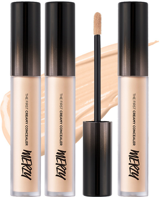 머지 더 퍼스트 크리미 컨실러 5.6g, CL2 라이트, 3개