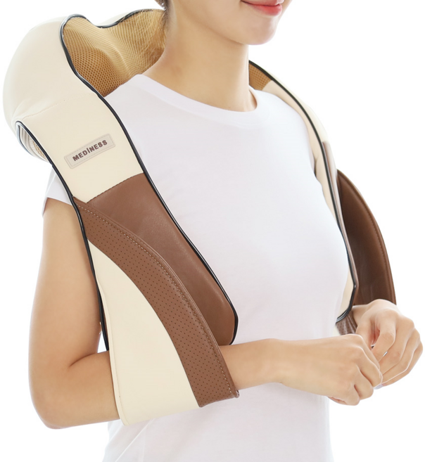 메디니스 씨아추 목 어깨 안마 무선 마사지기, MVP-883, 혼합색상