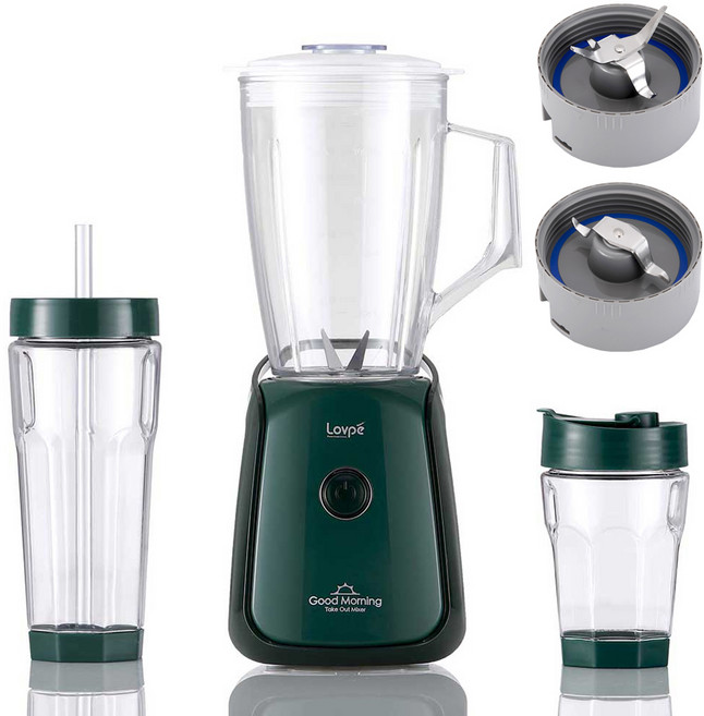 로페 뉴 굿모닝 테이크아웃 믹서기 GJ-MM6031, GJ-MM6031(그리너리)