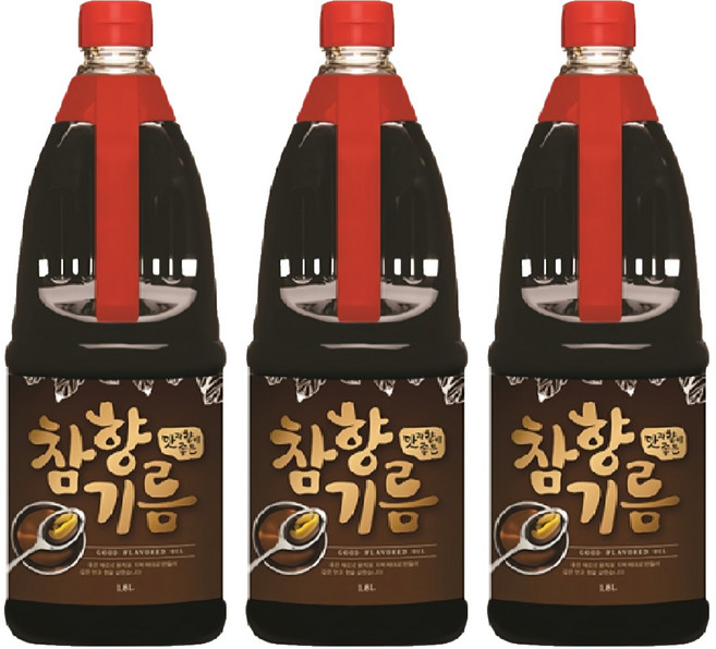 덕화 참향기름, 1.8L, 3개